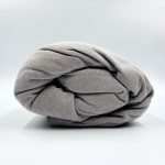 180×200 Trikotāžas palags ar gumiju Jersey 100% kokvilna (pelēks)