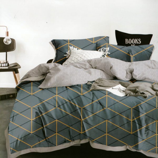 200×220 Gultas veļas komplekts by Luna Home / 100% kokvilna satīns / 3.daļas/ Spilvendrānas 50×70