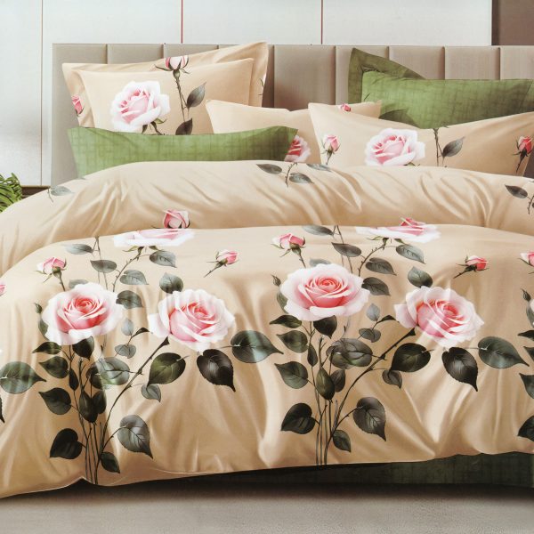 200x220 Gultas veļas komplekts by Milano ar palagu/ 100% kokvilna satīns