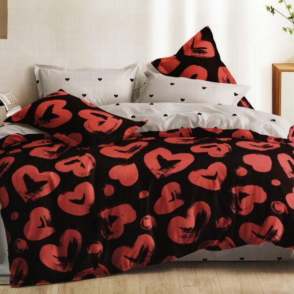 200x220 Gultas veļas komplekts by Milano ar palagu/ 100% kokvilna satīns