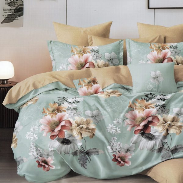 160×200 Gultas veļas komplekts by MILANO ar palagu/ 100% kokvilna satīns