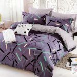 160×200 Gultas veļas komplekts by LUNA HOME / 100% kokvilna satīns / 3.daļas / Spilvendrānas 70×80 cm