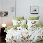 160×200 Gultas veļas komplekts by Luna Home ar palagu/ 100% Kokvilna satīns