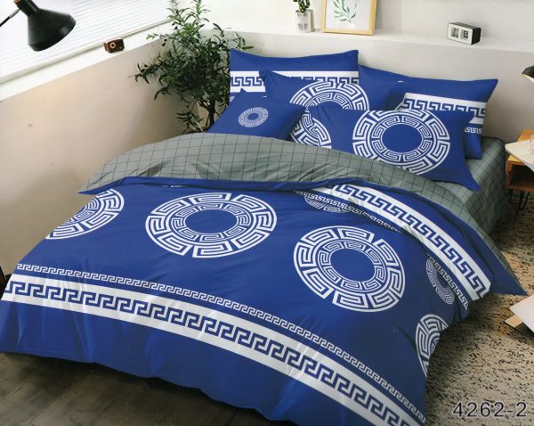 160×200 Gultas veļas komplekts by Luna Home ar palagu/ 100% Kokvilna satīns - Image 1