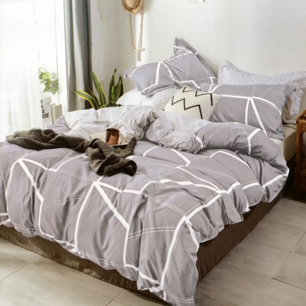200×220 Gultas veļas komplekts by Luna Home / 100% kokvilna satīns / 3.daļas/ Spilvendrānas 50×70