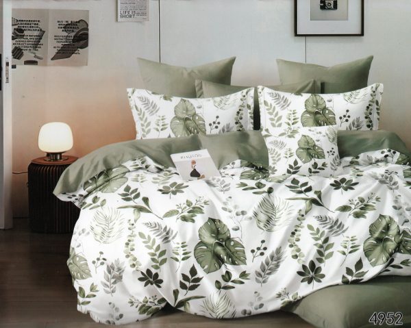 160×200 Gultas veļas komplekts by Luna Home ar palagu/ 100% Kokvilna satīns - Image 1