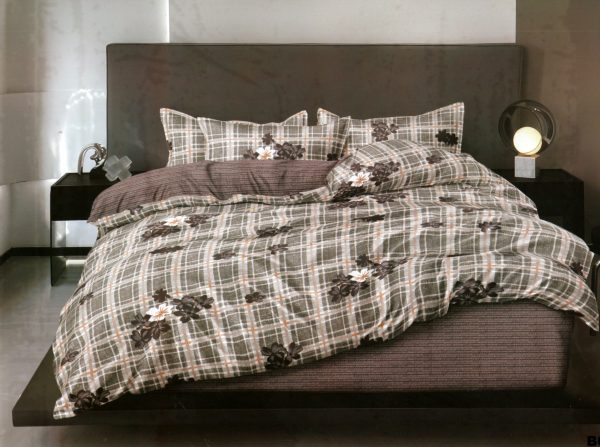 160×200 Gultas veļas komplekts by LUNA HOME / 100% kokvilna satīns / 3.daļas / Spilvendrānas 70×80 cm - Image 1