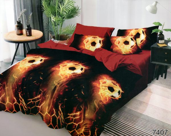 160×200 Gultas veļas komplekts by LUNA HOME / 100% kokvilna satīns / 3.daļas / Spilvendrānas 70×80 cm - Image 1