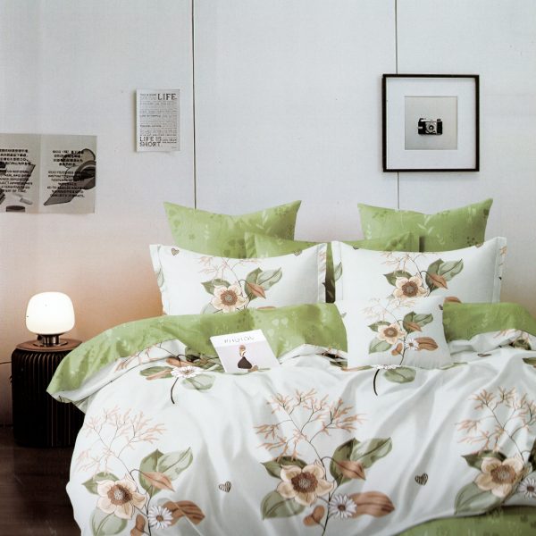 200×220 Gultas veļas komplekts by Luna Home ar palagu/ 100% kokvilna satīns