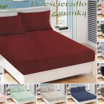 180×200 Palags ar gumiju by Fashion Home/ 100% kokvilna satīns (bordo)