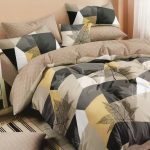 160×200 Gultas veļas komplekts by MILANO ar palagu/ 100% kokvilna satīns