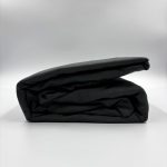 200×220 Palags ar gumiju by Mylano  Exclusive Collection /100% KOKVILNA SATĪNS (tumši pelēks)