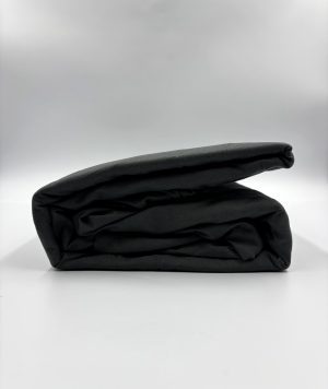 200×220 Palags ar gumiju by Mylano  Exclusive Collection /100% KOKVILNA SATĪNS (tumši pelēks)