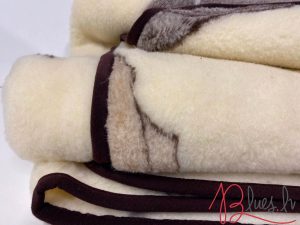 100% Aitas vilnas pleds no Eluna ar ziedu 200×220 cm - Image 9