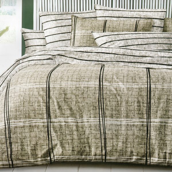 160×200 Gultas veļas komplekts by MILANO ar palagu/ 100% kokvilna satīns