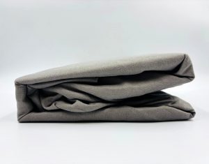 200×220 Palags ar gumiju by Mylano  Exclusive Collection /100% KOKVILNA SATĪNS (pelēks)