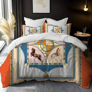 200×200 Gultas veļas komplekts bez palaga / 100% kokvilna satīns / 3. daļas / spilvendrānas 50×70 cm