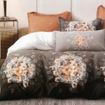 200x220 Gultas veļas komplekts by Milano ar palagu/ 100% kokvilna satīns