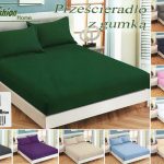 180×200 Palags ar gumiju by Fashion Home/ 100% kokvilna satīns (zaļš)