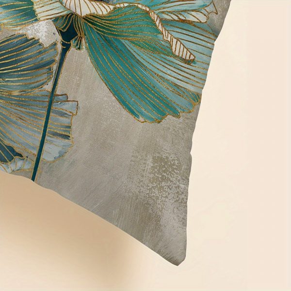 Dekoratīva spilvendrāna "Gingko Lapas" 45×45 cm - Image 6