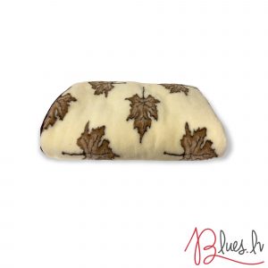 100% Aitas vilnas pleds no Eluna ar kļavu lapam 160×200 cm - Image 5