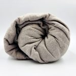 140×200 Trikotāžas palags ar gumiju Jersey 100% KOKVILNA (tumši bēšs)