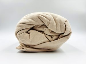 140×200 Trikotāžas palags ar gumiju Jersey 100% KOKVILNA (gaiši bēšs)