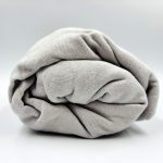 140×200 Trikotāžas palags ar gumiju Jersey 100% KOKVILNA (gaiši pelēks)