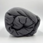 100×200 Trikotāžas palags ar gumiju Jersey / 100% KOKVILNA (tumši pelēks)