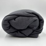 100×200 Trikotāžas palags ar gumiju Jersey / 100% KOKVILNA (tumši pelēks)