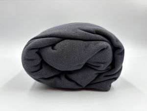 100×200 Trikotāžas palags ar gumiju Jersey / 100% KOKVILNA (tumši pelēks)