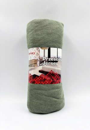 100×200 Trikotāžas palags ar gumiju Jersey / 100% KOKVILNA (zaļš) - Image 2