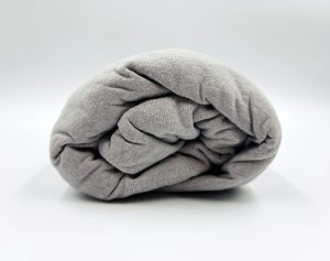 100×200 Trikotāžas palags ar gumiju Jersey / 100% KOKVILNA (gaiši pelēks)