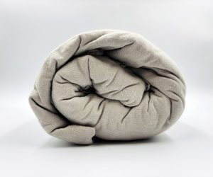 200×220 Trikotāžas palags ar gumiju Jersey / 100% KOKVILNA (Gaiši pelēks)