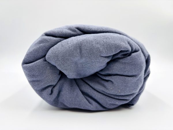 200×220 Trikotāžas palags ar gumiju Jersey / 100% KOKVILNA (Violeti zils) - Image 1