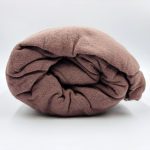 200×220 Trikotāžas palags ar gumiju Jersey / 100% KOKVILNA (Brūns)