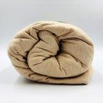 200×220 Trikotāžas palags ar gumiju Jersey / 100% KOKVILNA (Gaiši bēšs)