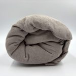 200×220 Trikotāžas palags ar gumiju Jersey / 100% KOKVILNA (Gaiši bēšīgi pelēks)