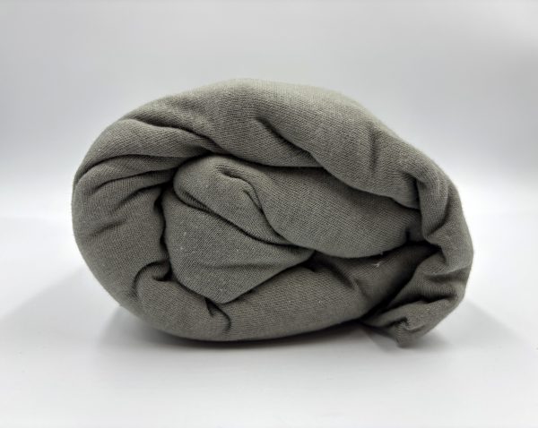 200×220 Trikotāžas palags ar gumiju Jersey / 100% KOKVILNA (Pelēks) - Image 1