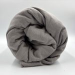 200×220 Trikotāžas palags ar gumiju Jersey / 100% KOKVILNA (Pelēks ar bēšo toni)