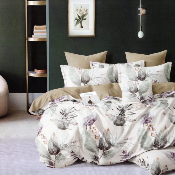 200×220 Gultas veļas komplekts by Luna Home ar palagu/ 100% kokvilna satīns
