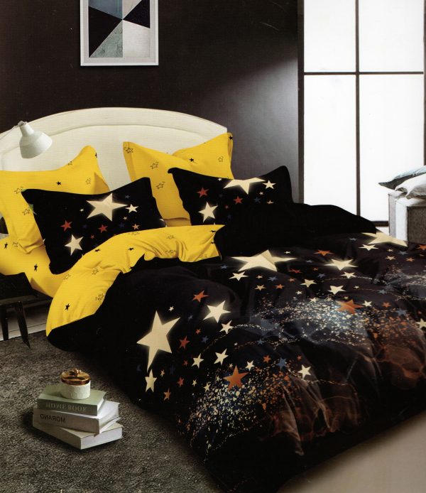 200×220 Gultas veļas komplekts by Luna Home ar palagu/ 100% kokvilna satīns - Image 1