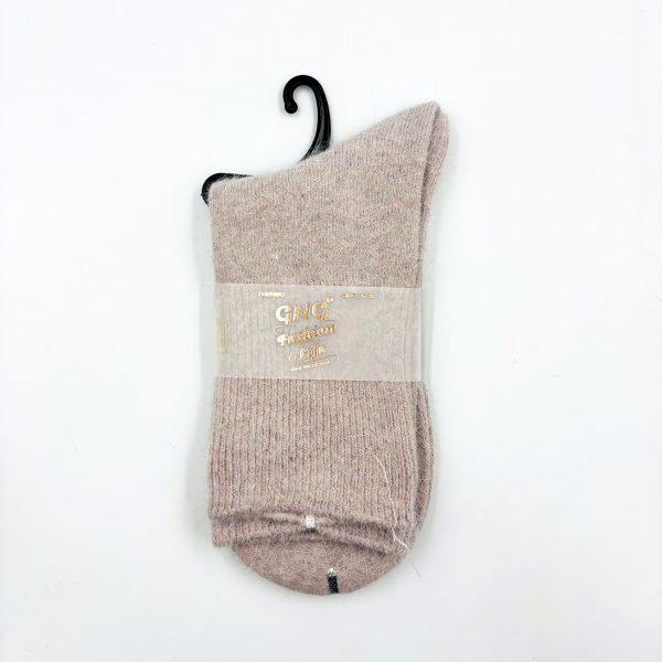 ALPACAS vilnas sieviešu zeķes (rozas)