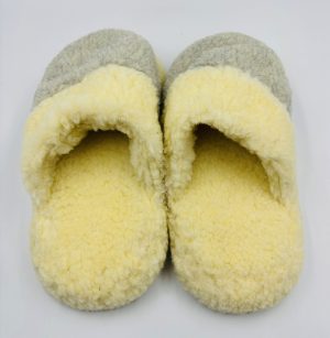 Merino aitas vilnas čības (Gaiši pelēkas) - Image 3