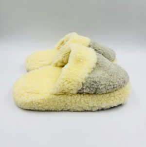 Merino aitas vilnas čības (Gaiši pelēkas) - Image 4