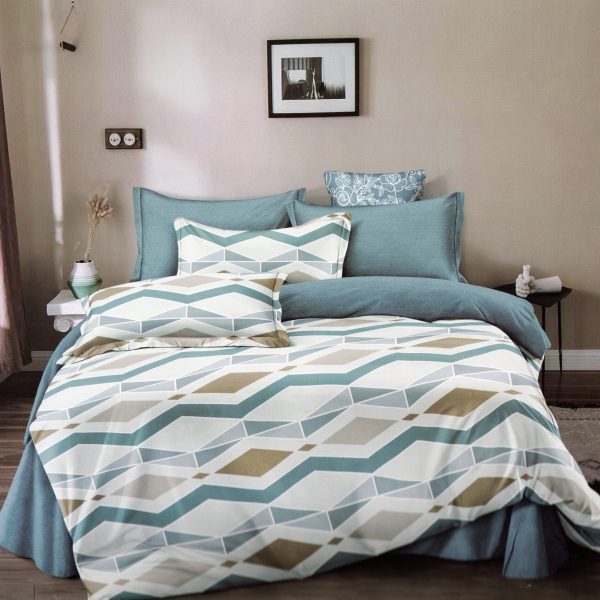 200×220 Gultas veļas komplekts by Luna Home ar palagu/ 100% kokvilna satīns