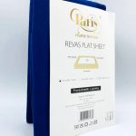 Bērnu kokvilnas palags ar gumiju Paris Home Textiles 80×160 cm (Tumši zils)