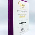 Bērnu kokvilnas palags ar gumiju Paris Home Textiles 80×160 cm (Violets)