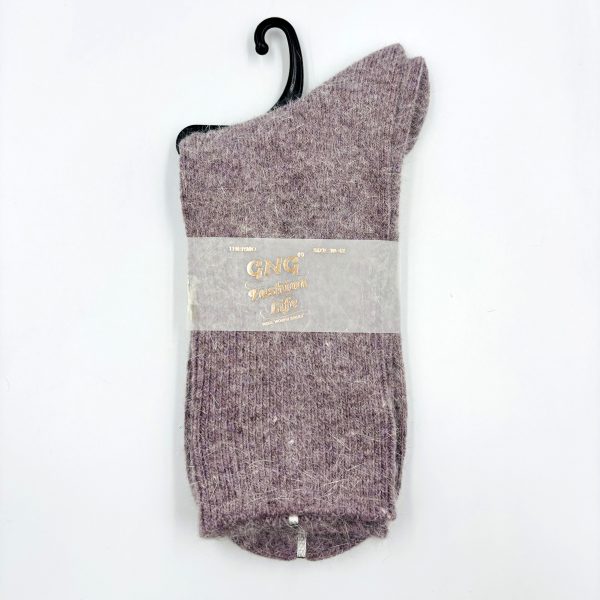 ALPACAS vilnas sieviešu zeķes (violetas)