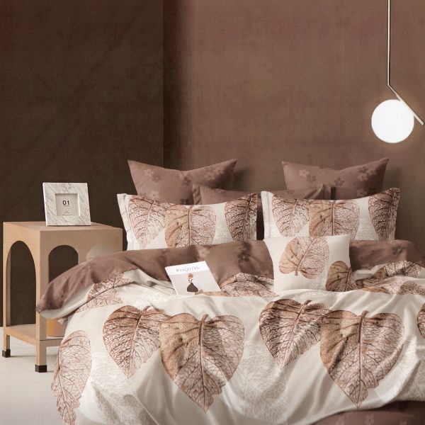 160×200 Gultas veļas komplekts by LUNA HOME / 100% kokvilna satīns / 3.daļas / Spilvendrānas 70×80 cm